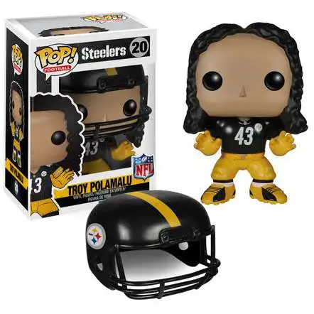 Funko NFL Pittsburgh Steelers POP! Football Troy Polamalu Vinyl Figure #20