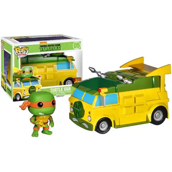 Funko Teenage Mutant Ninja Turtles POP! Rides Turtle Van Vinyl Figure #05 [Loose]