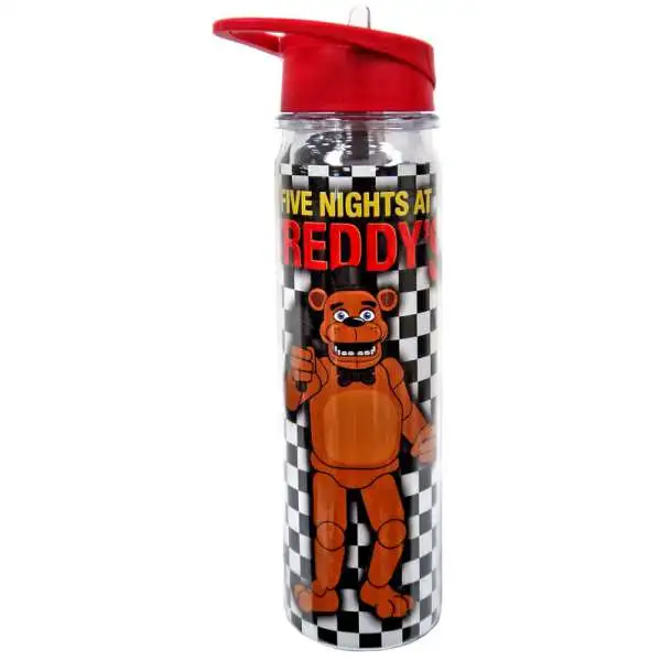 Five Nights at Freddy's Checkered Water Bottle