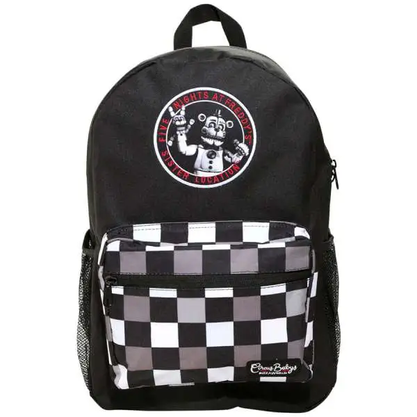Five Nights at Freddy's Sister Location Checkered Circus Baby Exclusive Backpack