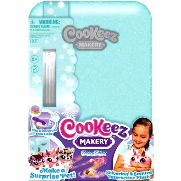 Cookeez Makery Bake Your Own Plush FREEZY Cakez Playset [1 RANDOM Ice Cream Cake Scented Character]