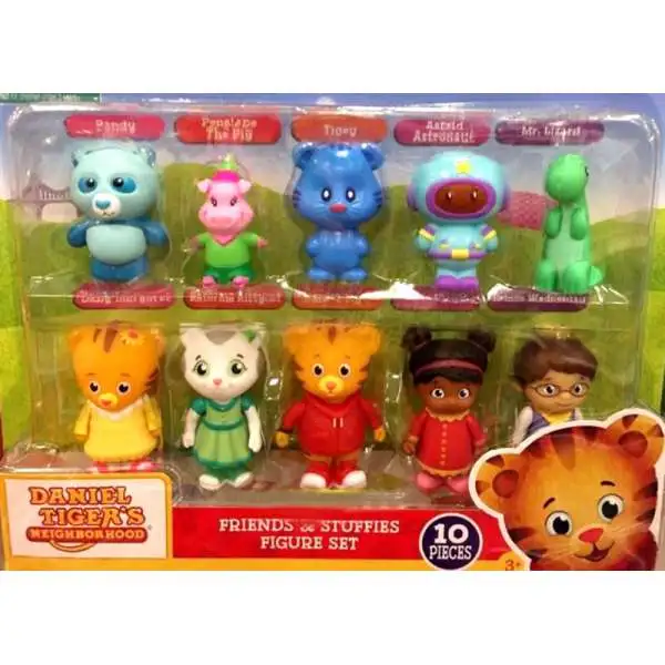 Daniel Tiger's Neighborhood Friends & Stuffies Exclusive Mini Figure 10-Pack
