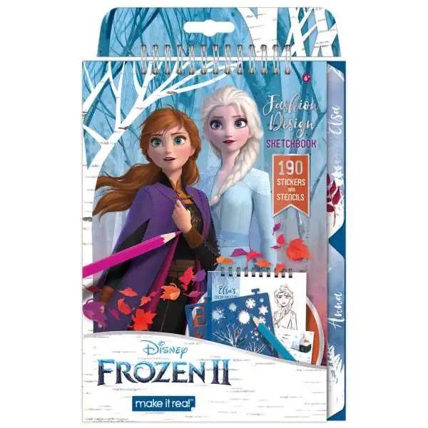 Disney Frozen 2 Fashion Design Sketchbook