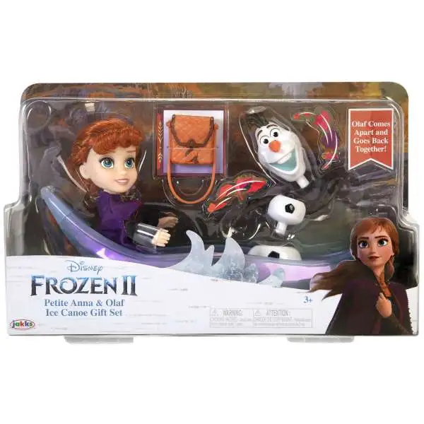 Disney Frozen 2 Petite Anna & Olaf Ice Canoe Gift Set Exclusive