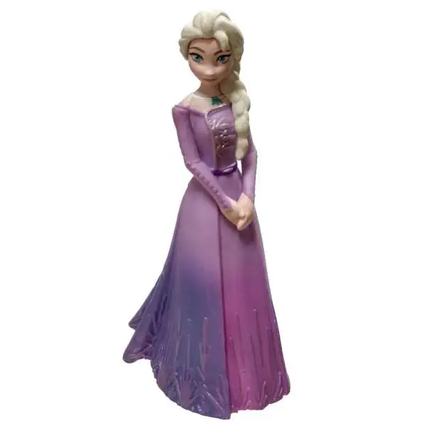 Disney Frozen 2 Elsa 3.5-Inch PVC Figure [Purple Gown Loose]