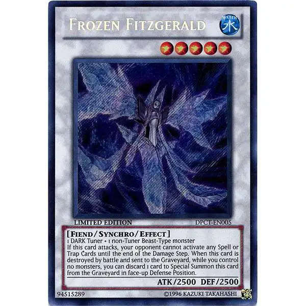 YuGiOh YuGiOh 5D's 2011 Duelist Pack Collection Tin Secret Rare Frozen Fitzgerald DPCT-EN005