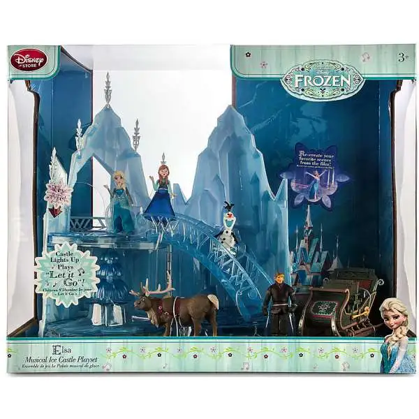 Disney Frozen Elsa Musical Ice Castle Playset [2nd Version with Sleigh]