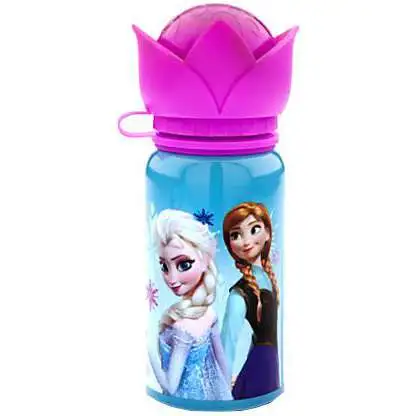 Disney Frozen Aluminum Exclusive Water Bottle [Pink Flower Top]
