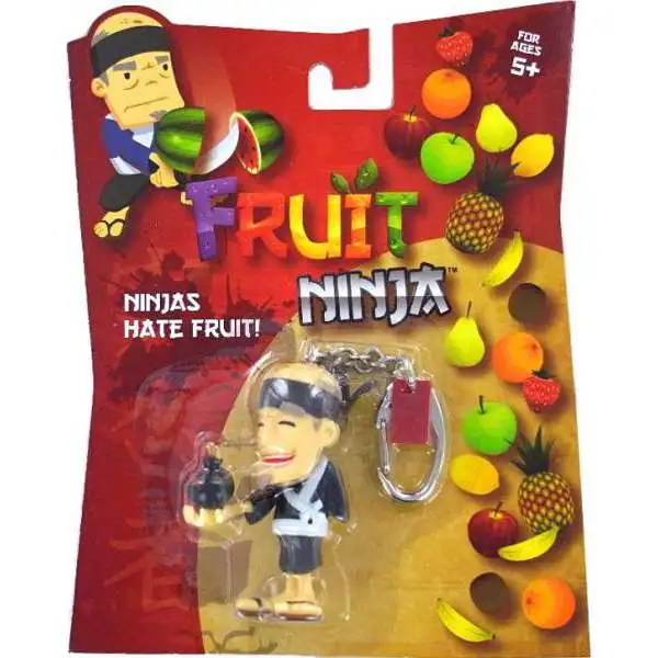 Fruit Ninja Blade Slice Bomb Sensei Keychain
