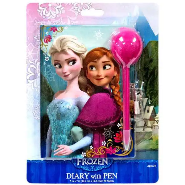 Disney Frozen Anna & Elsa Diary with Pen