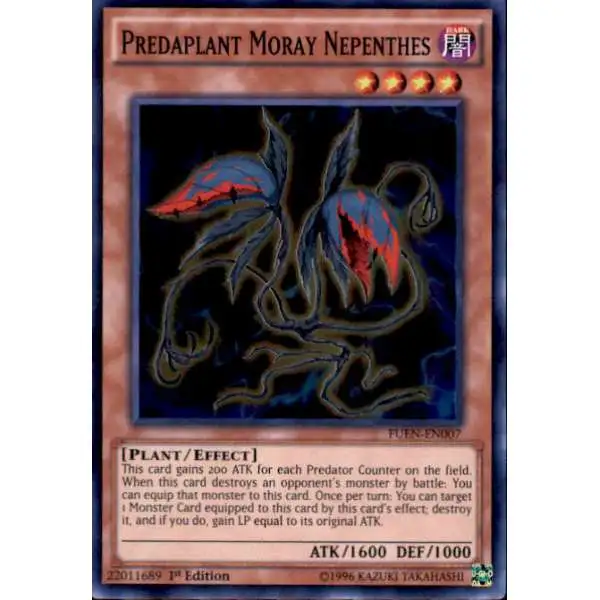 YuGiOh Fusion Enforcers Super Rare Predaplant Moray Nepenthes FUEN-EN007