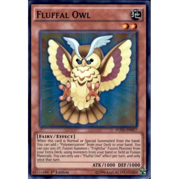YuGiOh Fusion Enforcers Super Rare Fluffal Owl FUEN-EN017