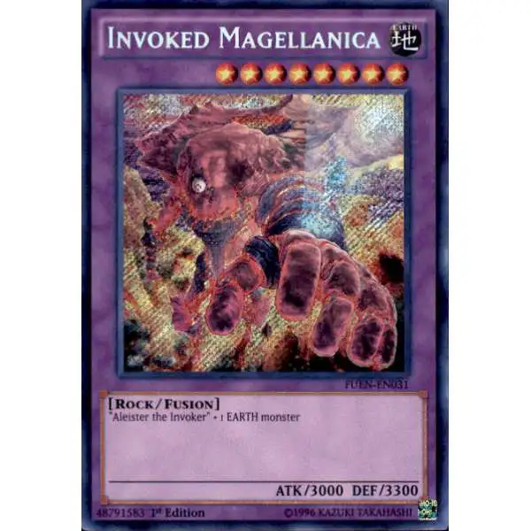 YuGiOh Fusion Enforcers Secret Rare Invoked Magellanica FUEN-EN031