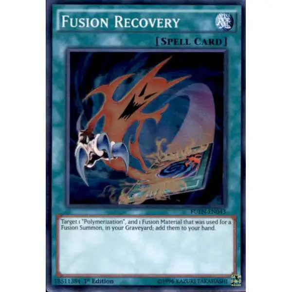 YuGiOh Fusion Enforcers Super Rare Fusion Recovery FUEN-EN043