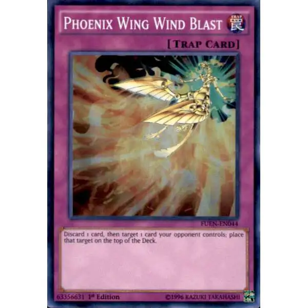 YuGiOh Fusion Enforcers Super Rare Phoenix Wing Wind Blast FUEN-EN044