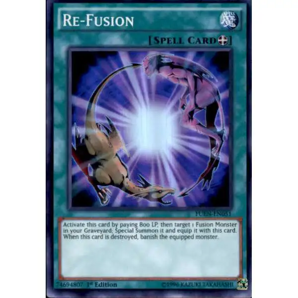 YuGiOh Fusion Enforcers Super Rare Re-Fusion FUEN-EN051