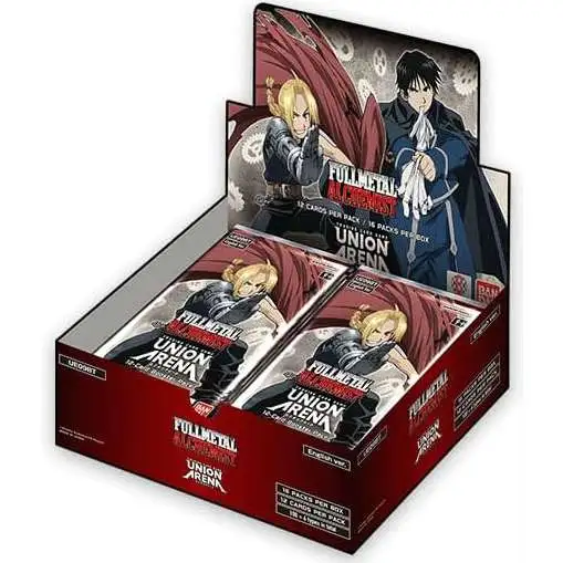 Union Arena TCG Fullmetal Alchemist Volume 1 Booster Box UE09BT [16 Packs]