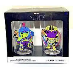 Marvel The Infinity Saga Hulk & Thanos Glass Set