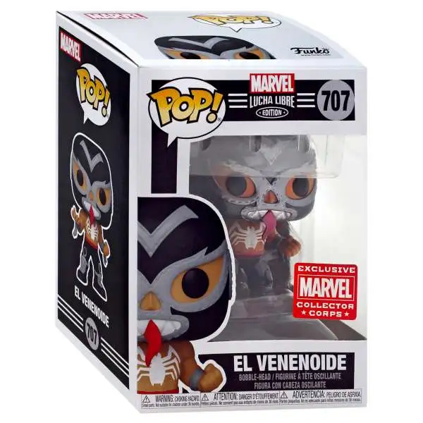 Funko Luchadores POP! Marvel El Venonoide Exclusive Vinyl Figure #707 [Venom, Collector Corps]