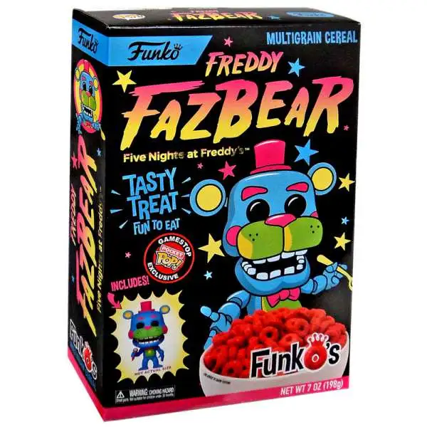 FunkO's Five Nights at Freddy's Freddy Fazbear Exclusive 7 Ounce Breakfast Cereal