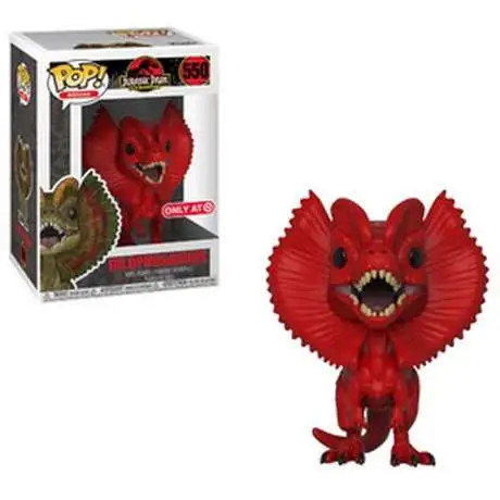 Funko Jurassic Park POP! Movies Dilophosaurus Exclusive Vinyl Figure #550 [Red]