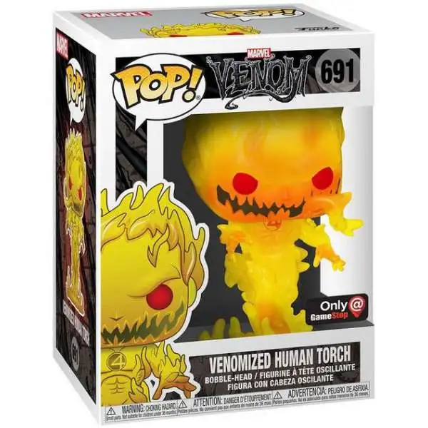 Funko POP! Marvel Venomized Human Torch Exclusive Vinyl Figure #691 [Regular]