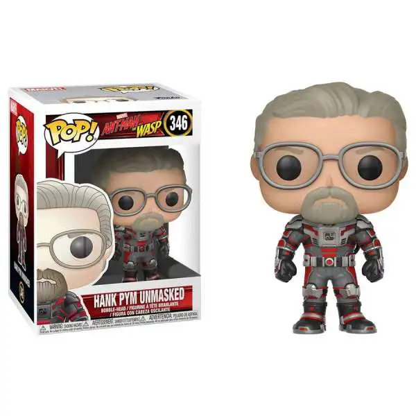 Funko Ant-Man and the Wasp POP! Marvel Hank Pym Unmasked Exclusive Vinyl Figure #346 [Loose]
