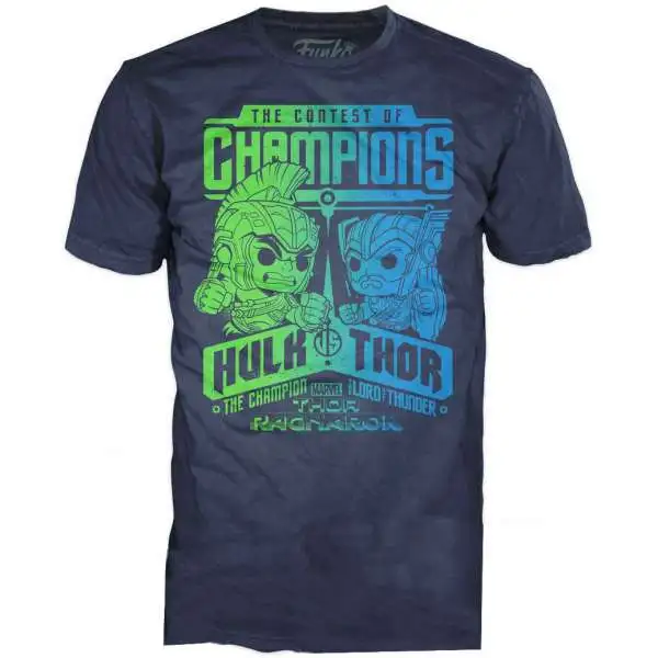 Funko Marvel Thor: Ragnarok Hulk vs. Thor Contest of Champions Exclusive T-Shirt [Small]