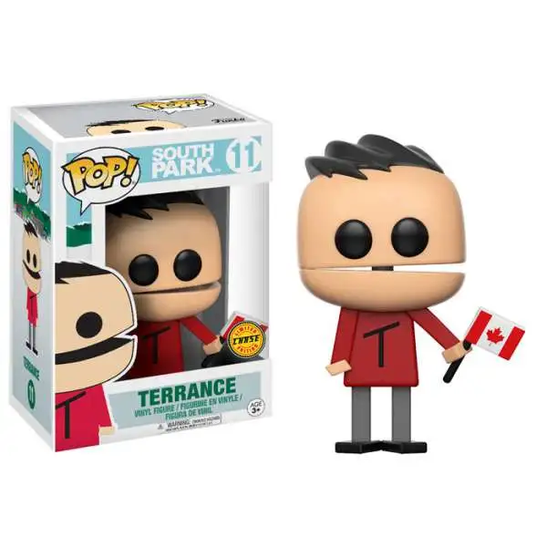 Funko POP! South Park Terrance Vinyl Figure #11 [Canadian Flag, Chase Version]