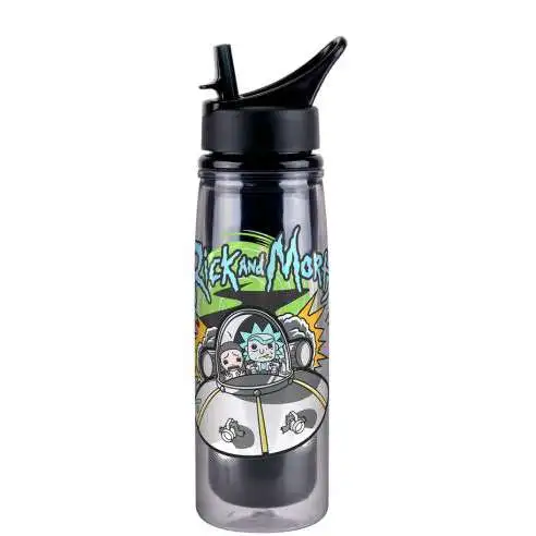 Funko Rick & Morty Spaceship 20 Ounce Acrylic Water Bottle