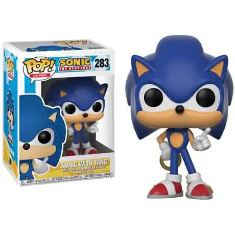 Funko Sonic The Hedgehog POP! Games Sonic with Ring Vinyl Figure #283 [Damaged Package]