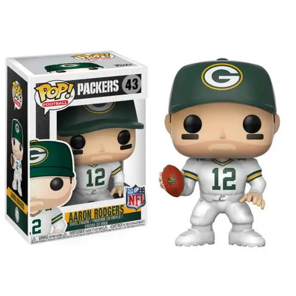 Funko NFL Green Bay Packers POP! Football Aaron Rodgers Vinyl Figure #43 [Color Rush, Damaged Package]