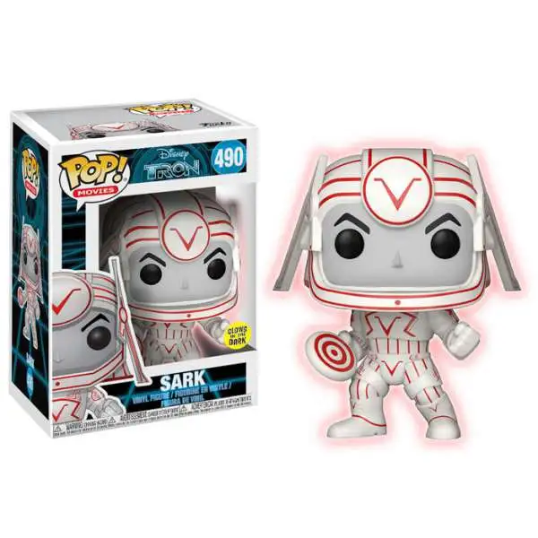 Funko Tron POP! Movies Sark Vinyl Figure #490 [Glow in the Dark Regular Version, Damaged Package]