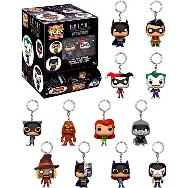Funko DC Pocket POP! Keychain Batman the Animated Series Mystery Box [24 Packs]