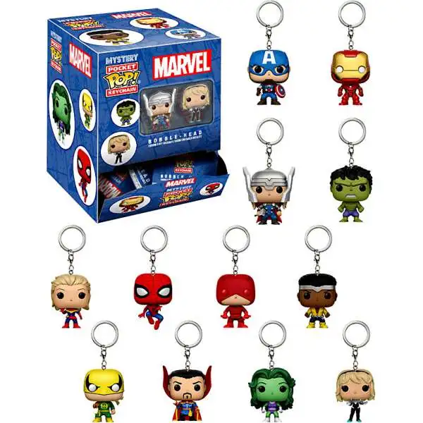 Funko Pocket POP! Keychain Marvel Mystery Box [24 Packs]