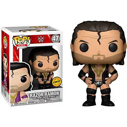 Funko WWE Wrestling POP! WWE Razor Ramon Vinyl Figure #47 [Black Attire, Chase Version]