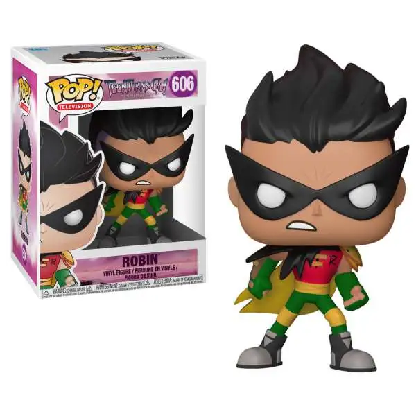 Funko Teen Titans Go! POP! Television Robin Vinyl Figure #606 [The Night Begins to Shine, Damaged Package]