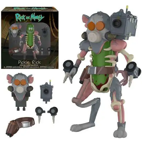 Funko Rick & Morty Pickle Rick Action Figure [Damaged Package]