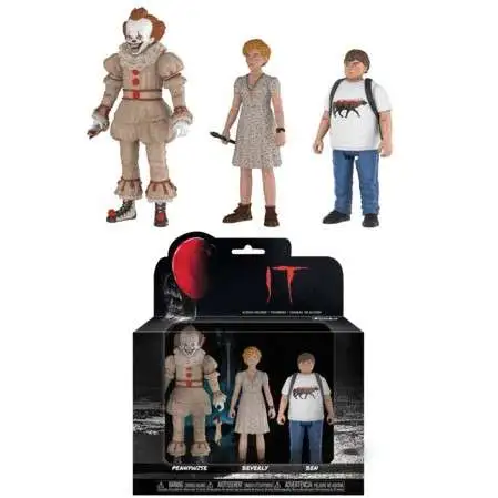 Funko IT Movie (2017) Pennywise, Beverly & Ben Action Figure 3-Pack