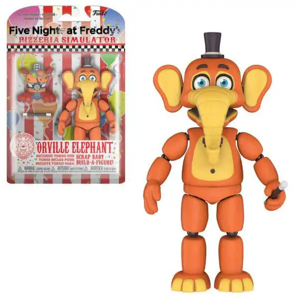 Funko Five Nights at Freddy's Pizzeria Simulator Orville Elephant Action Figure [Scrap Baby Part]