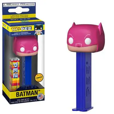 Funko DC POP! PEZ Batman Candy Dispenser [Pink Cowl, Chase Version]