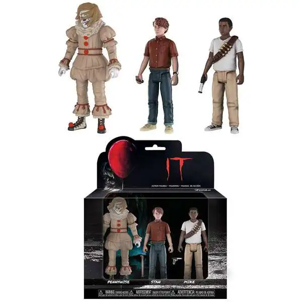 Funko IT Movie (2017) Pennywise, Stanley & Mike Action Figure 3-Pack
