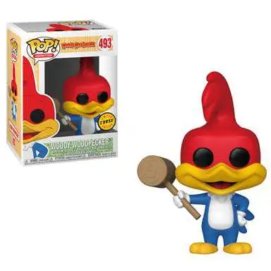 Funko POP! Animation Woody Woodpecker Vinyl Figure #493 [with Mallet, Chase Version]
