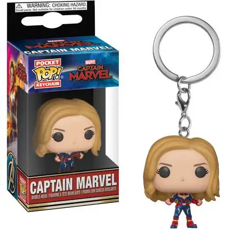 Funko Pocket POP! Captain Marvel Keychain [No Helmet]