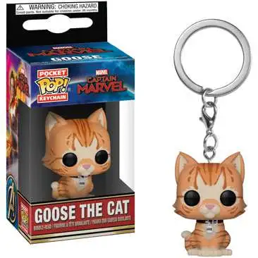 Funko Captain Marvel Pocket POP! Goose the Cat Keychain