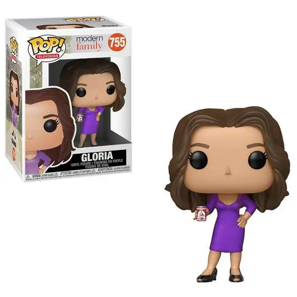 Funko Modern Family POP! Television Gloria Vinyl Figure #755 [Purple Dress, Regular Version, Damaged Package]