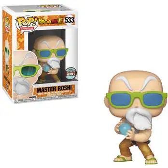 Funko Dragon Ball Z POP! Animation Master Roshi Exclusive Vinyl Figure #533 [Max Power, Specialty Series, Damaged Package]