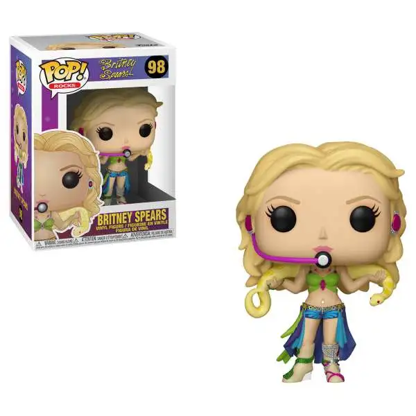 Funko POP! Rocks Britney Spears Vinyl Figure #98 [I'm A Slave 4 U, Damaged Package]