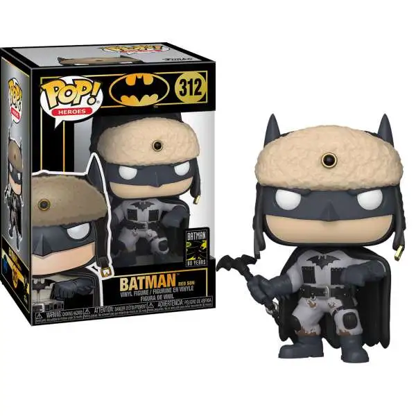 Funko DC Batman 80th POP! Heroes Red Son Batman Vinyl Figure #312 [2003, Loose]