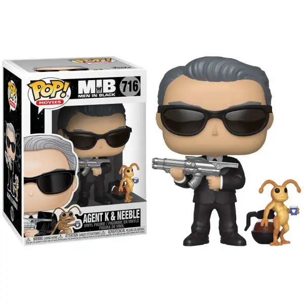 Funko Men In Black POP! Movies Agent K & Neeble Vinyl Figure & Buddy #716